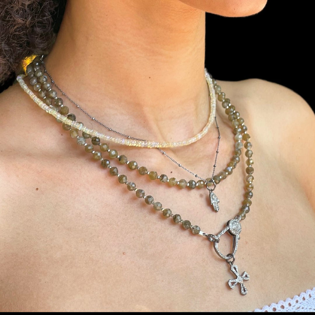 Pavé Diamond Necklaces