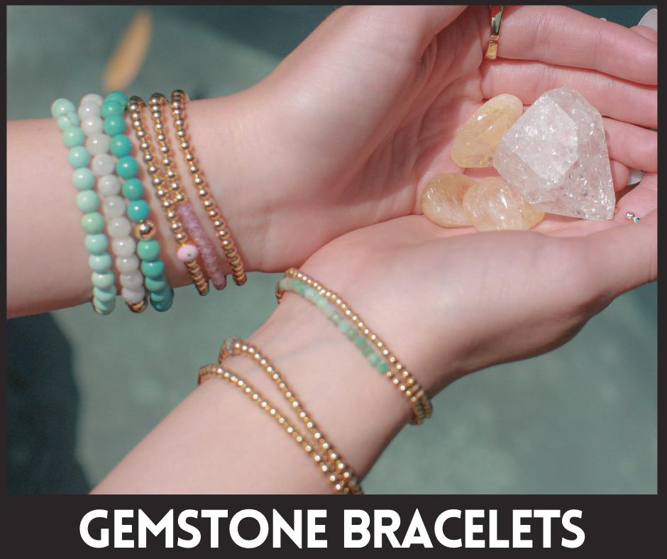 Stretch Gemstone Bracelets